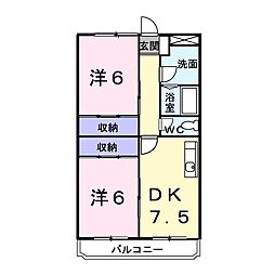 間取図画像 2DK