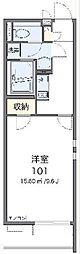 クレイノROUTE16 1Kの間取図画像