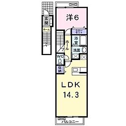 間取図画像 1LDK