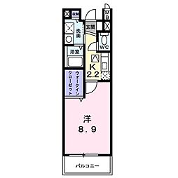 間取図画像 1K