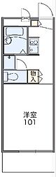 レオパレスカーサアヴェニュー3 1Kの間取図画像
