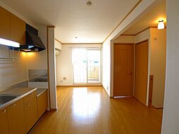 東武日光線 板倉東洋大前駅 3.5kmの賃貸アパート 2階2LDKのリビング/ダイニング