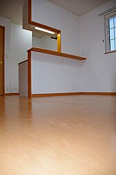 名鉄河和線 南加木屋駅 徒歩3分の賃貸アパート 2階1LDKのリビング/ダイニング