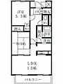 パークサイドコート3階9.0万円