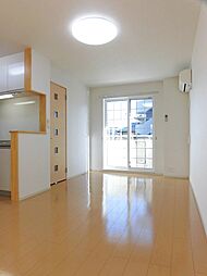 JR常磐線 赤塚駅 バス11分 桜の牧高校前下車 徒歩14分の賃貸アパート 1階1LDKのリビング/ダイニング