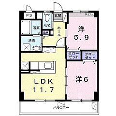物件の間取り