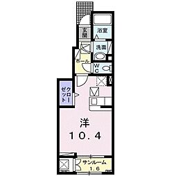 セレーノ ワンルームの間取図画像