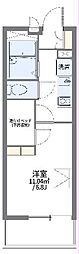 レオパレス東狭山ヶ丘 1Kの間取図画像