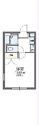 レオパレスエラン・ドール 1Kの間取図画像