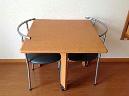 京王相模原線 多摩境駅 徒歩24分の賃貸アパート 2階1Kのリビング/ダイニング