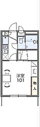 レオパレス明和 1Kの間取図画像