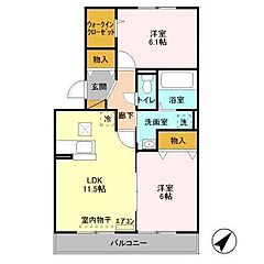 物件の間取り