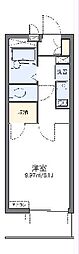 レオパレスＤＡＩＫＡＴＵ　Ｍ 1階1Kの間取り