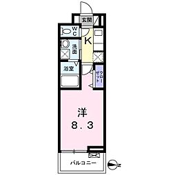 R&B阿佐ヶ谷 1Kの間取図画像