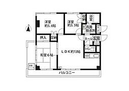 グランデュオ浦和 3LDKの間取図画像