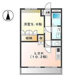 間取図画像 1LDK