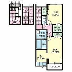 ミヤデュオ 1LDKの間取図画像