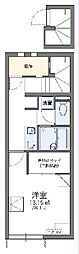 レオネクストサニースクエア磯山 1Kの間取図画像
