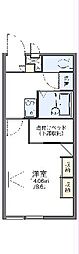 レオパレスつつじが丘 1Kの間取図画像