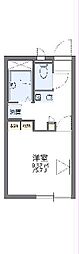 レオパレスA 1Kの間取図画像