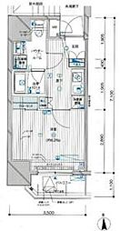 MAINSTAGE西蒲田2 1Kの間取図画像