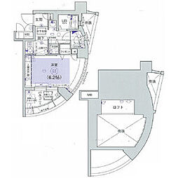 エステムコート新大阪3ステーションプラザ 1Kの間取図画像