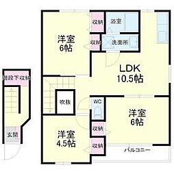間取図画像 3LDK