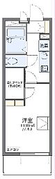 レオパレスプレジデンス豊田 1Kの間取図画像