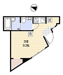 下北沢GARDEN ワンルームの間取図画像