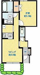 クリーンハイム 1LDKの間取図画像