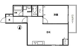 白百合グランドシャトー 6階/-