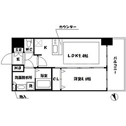 プレサンス立売堀パークシティ 13階
