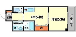 サンフレンドソラーナ 1DKの間取図画像