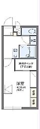 レオパレス八王子 1Kの間取図画像