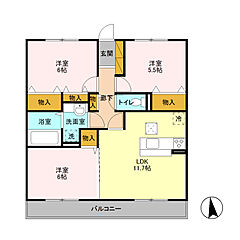 物件の間取り