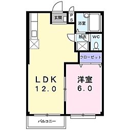間取図画像 1LDK