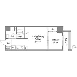 Uresidence Temmabashi 2階/-
