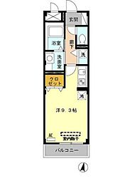 JR山手線 原宿駅 徒歩7分の賃貸マンション 3階ワンルームの間取り