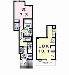 間取図画像 1LDK
