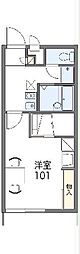 レオパレス桐ケ丘 1Kの間取図画像