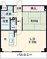 アエラス石川台1階14.1万円