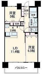 Ｓ−ＲＥＳＩＤＥＮＣＥ本郷II 6階2LDKの間取り