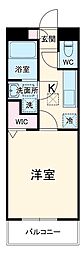 リコルテT清須 1Kの間取図画像