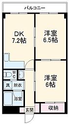 間取図画像 2DK