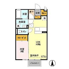 物件の間取り