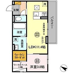 間取図画像 1LDK