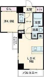東京メトロ丸ノ内線 新大塚駅 徒歩7分の賃貸マンション 7階1LDKの間取り
