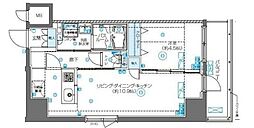 東京メトロ副都心線 東新宿駅 徒歩4分の賃貸マンション 3階1LDKの間取り