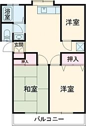 ヴェルドゥーラ 2階2SDKの間取り