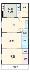 間取図画像 3DK
